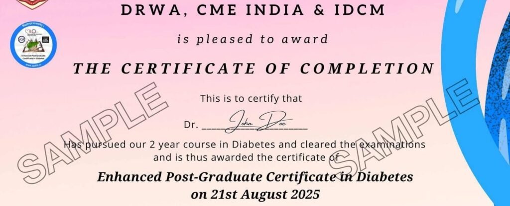 EPGCD sample Certificate